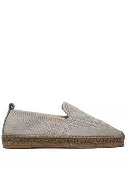 Brunello Cucinelli эспадрильи с декором Monili, нейтральный цвет