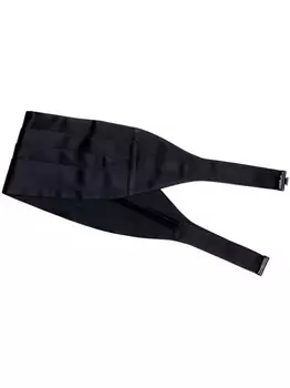 Brunello Cucinelli атласный камербанд, синий