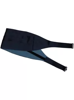 Brunello Cucinelli атласный ремень, синий