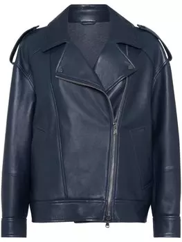 Brunello Cucinelli байкерская куртка, синий