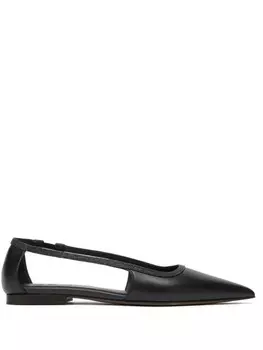 Brunello Cucinelli балетки с декором Monili, черный