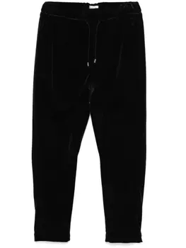 Brunello Cucinelli бархатные брюки, черный