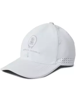 Brunello Cucinelli бейсболка с логотипом, белый