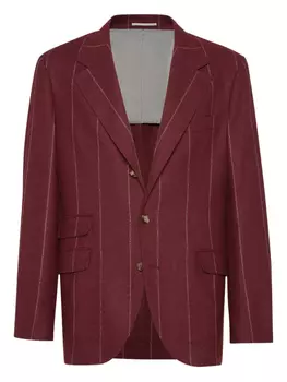 Brunello Cucinelli блейзер Cavallo, красный