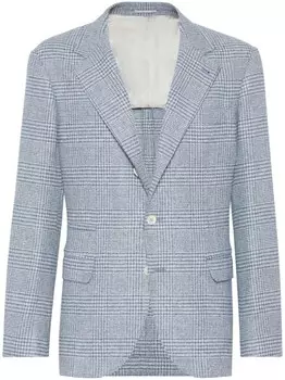 Brunello Cucinelli блейзер Cavallo, синий