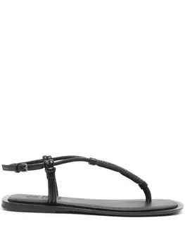 Brunello Cucinelli босоножки с декором Monili, черный