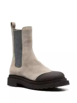 Brunello Cucinelli ботильоны на каблуке, серый