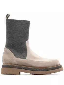 Brunello Cucinelli ботинки челси, нейтральный цвет