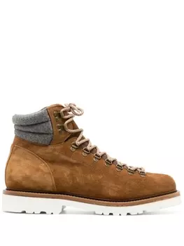 Brunello Cucinelli ботинки на шнуровке, коричневый