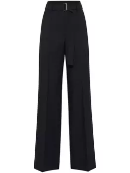 Brunello Cucinelli брюки из вирджинской шерсти, черный