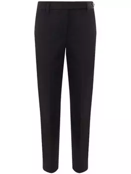Brunello Cucinelli брюки облегающего кроя, черный