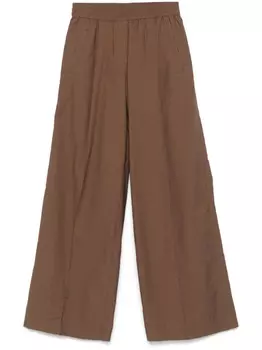 Brunello Cucinelli брюки палаццо, коричневый