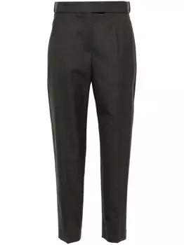 Brunello Cucinelli брюки с декором Monili, серый