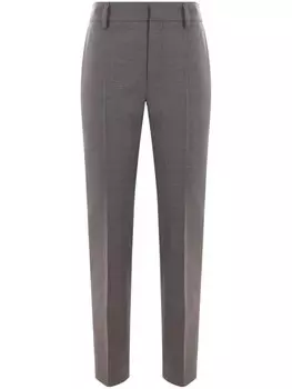 Brunello Cucinelli брюки с меланжевым эффектом, серый