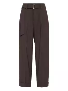 Brunello Cucinelli брюки Sartorial, коричневый