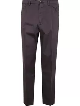 Brunello Cucinelli брюки со складками, коричневый