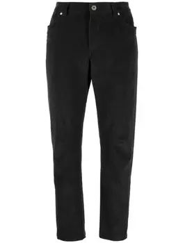 Brunello Cucinelli брюки в рубчик, серый