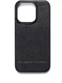 Brunello Cucinelli чехол для iPhone 15 Pro, черный