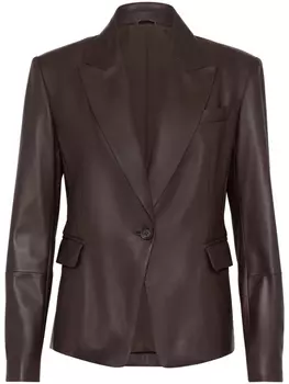 Brunello Cucinelli декорированный блейзер, коричневый