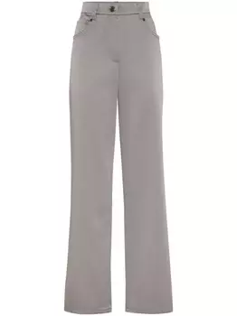 Brunello Cucinelli длинные брюки, серый