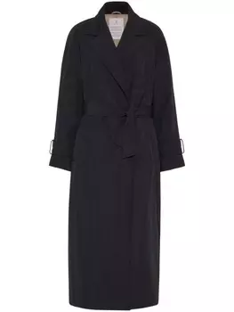 Brunello Cucinelli длинный пуховик, черный