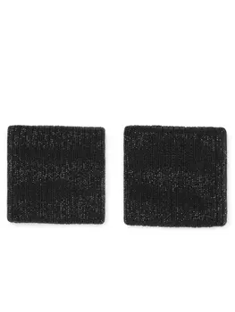 Brunello Cucinelli драгоценные манжеты из рубчика, серый