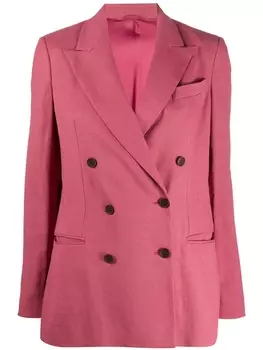 Brunello Cucinelli двубортный блейзер, розовый