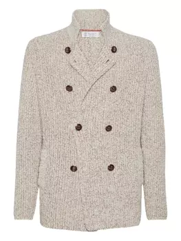 Brunello Cucinelli двубортный кардиган, нейтральный