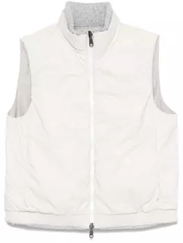 Brunello Cucinelli двусторонний жилет, серый