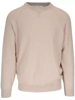Brunello Cucinelli джемпер с круглым вырезом, серый