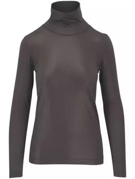 Brunello Cucinelli джемпер с отделкой Monili, серый