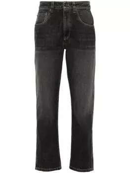 Brunello Cucinelli джинсы с декором Monili, серый