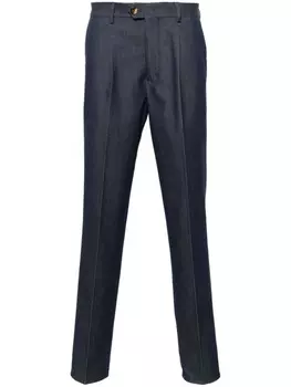 Brunello Cucinelli джинсы со складками, синий