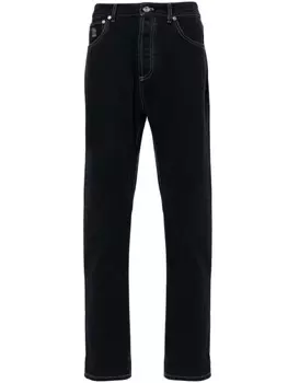 Brunello Cucinelli джинсы узкого кроя, черный