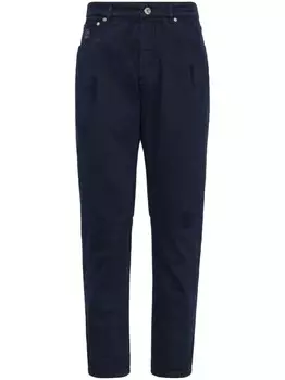 Brunello Cucinelli джинсы узкого кроя, синий