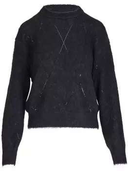 Brunello Cucinelli фактурный джемпер, черный