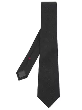Brunello Cucinelli фактурный галстук, серый