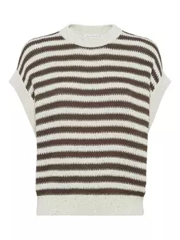 Brunello Cucinelli футболка Dazzling, белый