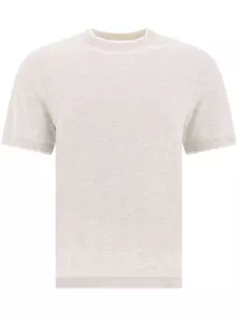 Brunello Cucinelli футболка из джерси, нейтральный цвет
