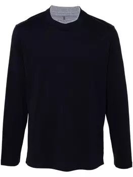 Brunello Cucinelli футболка с круглым вырезом, синий