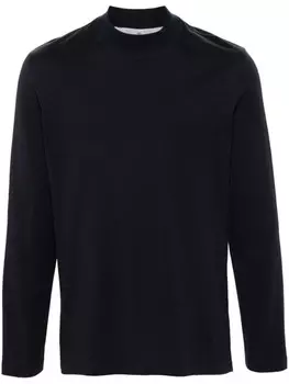 Brunello Cucinelli футболка с круглым вырезом, синий