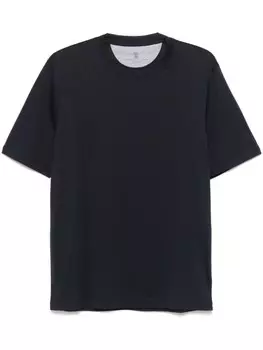 Brunello Cucinelli футболка с круглым вырезом, синий