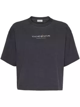 Brunello Cucinelli футболка с логотипом, черный