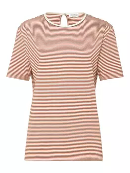 Brunello Cucinelli футболка в полоску, оранжевый