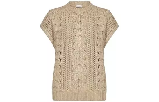 Brunello Cucinelli FW23 Джемпер женский бежевый