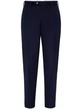 Brunello Cucinelli габардиновые брюки, синий