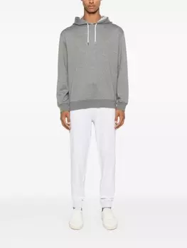 Brunello Cucinelli худи из джерси, серый