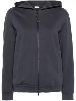 Brunello Cucinelli худи на молнии, синий