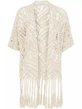 Brunello Cucinelli кардиган Opera в технике макраме, нейтральный