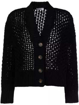 Brunello Cucinelli кардиган рыхлой вязки, черный